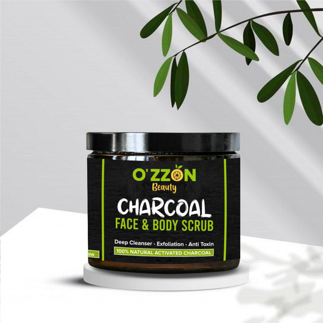 Online Shopping India, Ozzon Products, Charcoal Face & Body Scrub, Ozzon,