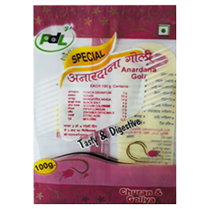 Online Shopping India, Ayurvedic Churan Goli, Anardana Goli Pouch, PDL Hitkar,